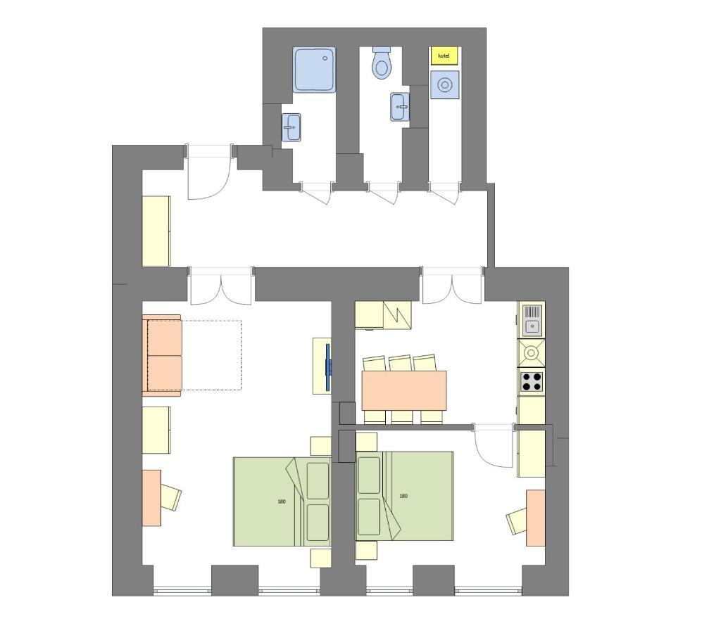 Modern And Spacious Apartments In City Center Прага Экстерьер фото